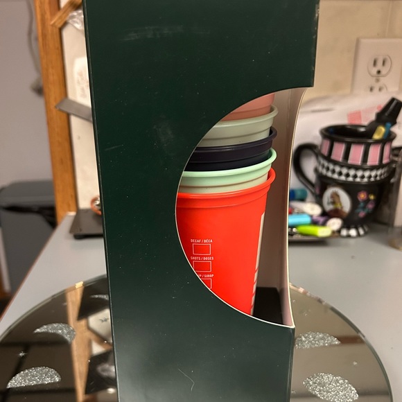 Multi Starbucks Candy Cane Colour Chamging Hot Cups - Picture 4 of 7